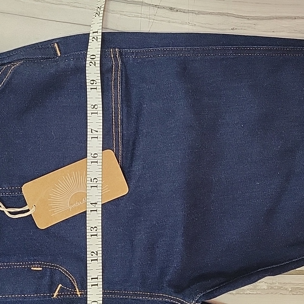 Porter Blue Organic Cotton Bonnie Bibb Classic Blue Denim Overalls - Picture 12 of 13